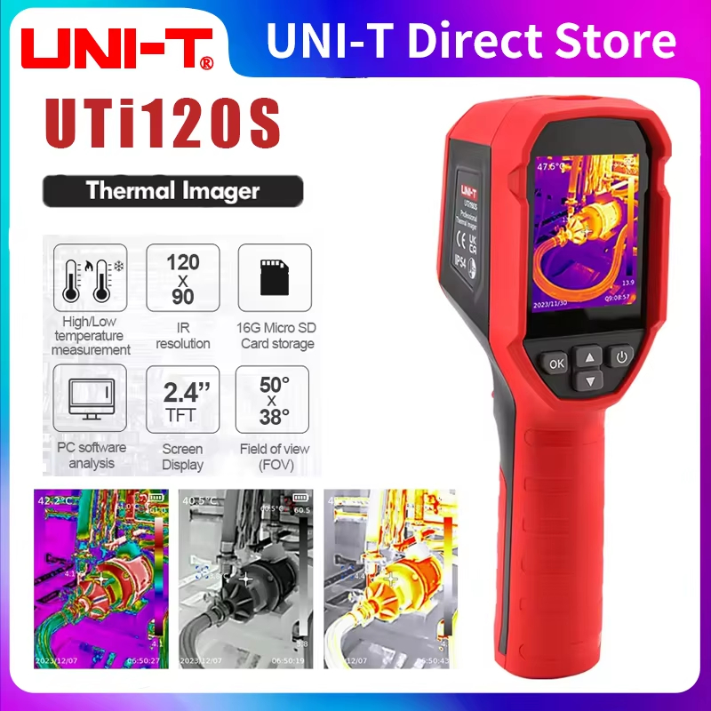UNI-T Thermal Imager UTI160S UTI120S Thermal Imaging กล้องชั้นเครื่องตรวจจับความร้อน PCB Circuit Tes