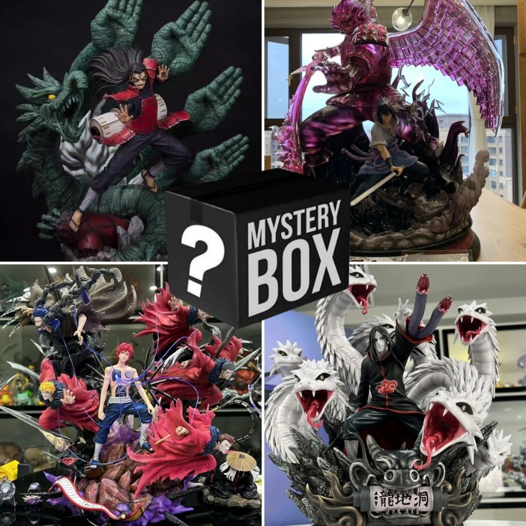 Naruto Figure Sasuke Hashirama Hoshigaki Kisame Kakashi Pain Figure Doll Lucky Bag Mystery Box Doll 