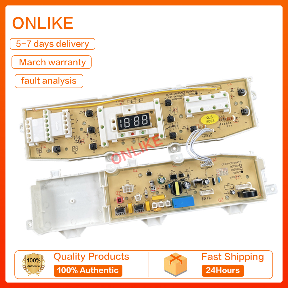 DC92-00818E รุ่น SAMSUNG บอร์ด 10 ปุ่ม WA12G9 WA14WP WA14W9 อะไหล่เครื่องซักผ้า ttb