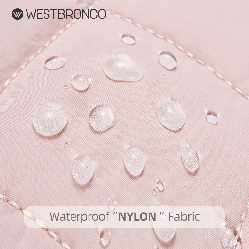 WESTBRONCO محفظة يد Puff مع حزام — صورة 4