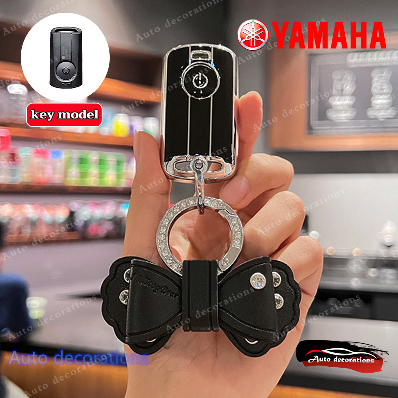 สําหรับ Yamaha Nmax v3 Techmax Nmax Techmax 2025 ฝาครอบกุญแจ Yamaha สมาร์ทรีโมทคอนโทรลกุญแจรถฝาครอบป้องกัน