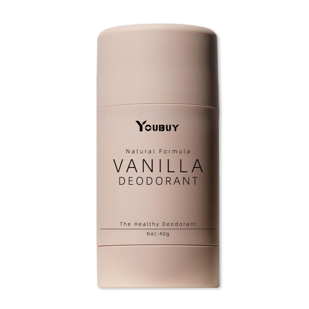 YOUBUY Vanilla Skin Natural Deodorant - 48 Hour Odor Protection Natural Baking Soda Free & Aluminium