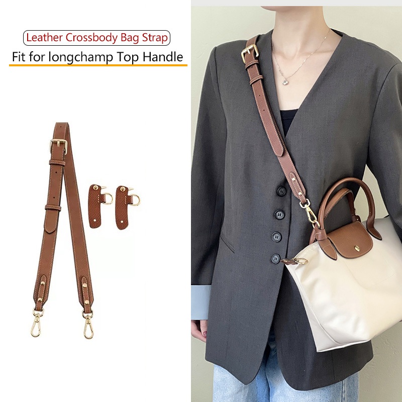 สายหนังเปลี่ยนกระเป๋าสะพายข้าง,เหมาะสําหรับ Longchamp Top Handle,สายสะพายกระเป๋า