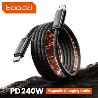 Toocki Type C ถึง Type C 240W Magnetic Ultra Fast Charging D…