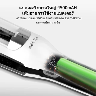HODEKT เครื่องเล็มผมแตกปลาย 2-in-1 เครื่องตัดปลายผมเสีย เครื่องดูแลผมแตกปลาย ไร้สายแบบชาร์จได้ ใช้งานสะดวก พกพาง่าย