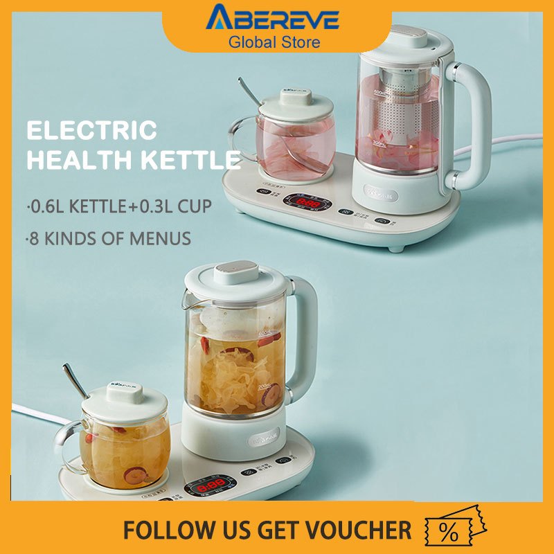 Bear หม้อสุขภาพไฟฟ้า หม้อรวม ถ้วย 0.3L +หม้อ 0.6L YSH-C06N1