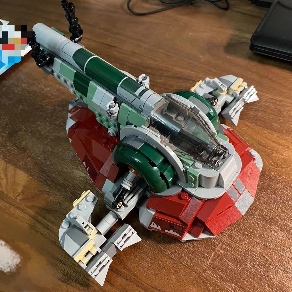 75312 ยานอวกาศ Star Wars Boba Fett ประกอบบล็อกตัวต่อ Bounty Hunter