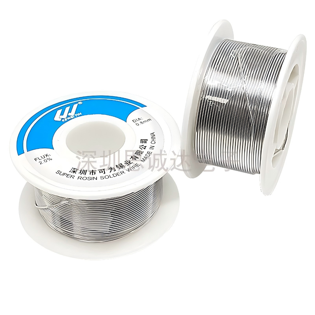 ลวดบัดกรี 0.8 มม. มี Rosin บรรจุ 63% ส่วนประกอบลวดดีบุก No-Wash Active ลวดดีบุกเนื้อหาสูง 50g