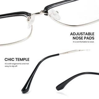 Cyxus Square Frame Blue Light Blocking Glasses with Business-like Design ได้อย่างมีประสิทธิภาพ 8252
