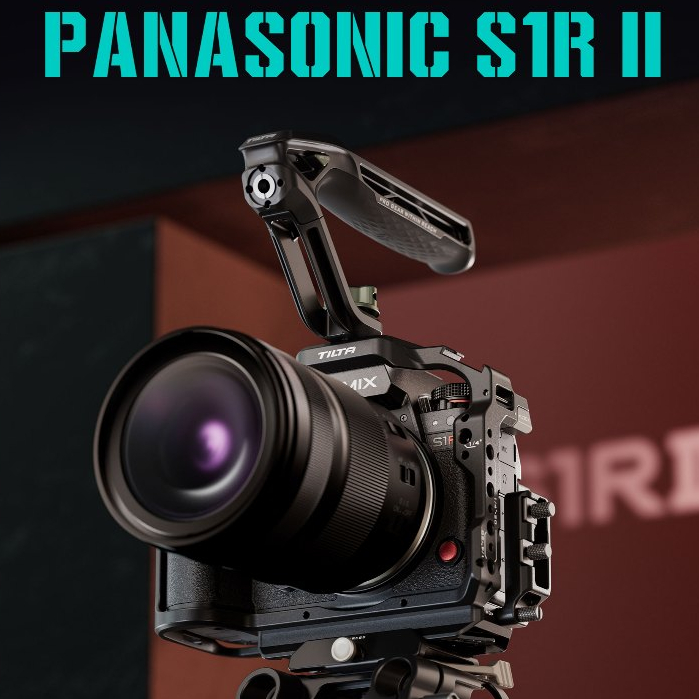 TILTA LUMIX S1R II กล้องเต็มรูปแบบกรงสําหรับ Panasonic S5 II S5 IIX G9 II Pro ชุด SLR Micro กล้องเดี