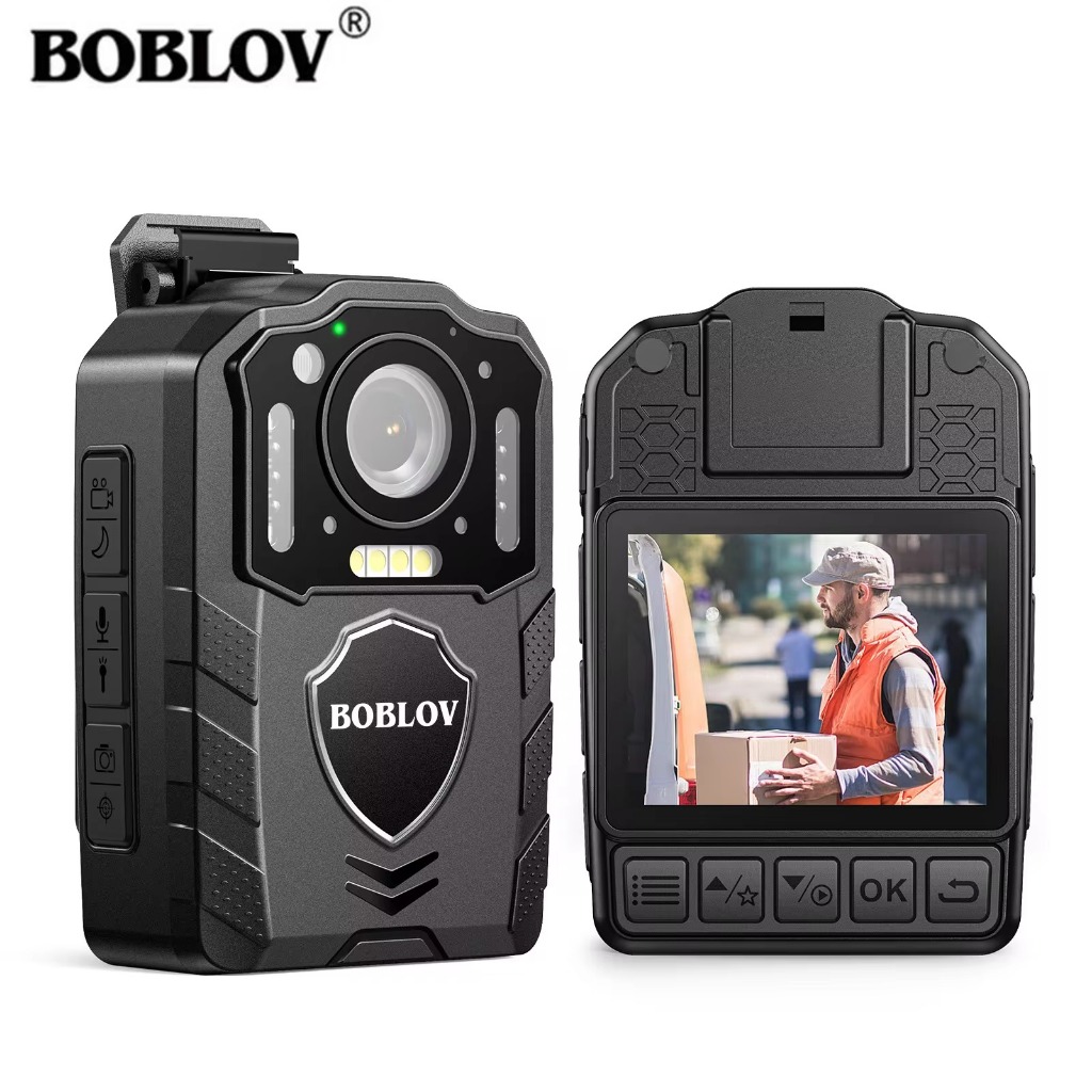 BOBLOV Body กล้อง KJ25 1080 P กล้อง 3000 mAh รองรับ 13H บันทึก Night Vision กล้องวิดีโอกฎหมายบังคับก