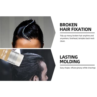 Hair Wax จัดแต่งทรงพิเศษ Avocado Hair Wax Stick ผม Breaking และ Finishing ครีม Matte จัดแต่งทรงผมยาวนานชุดผม
