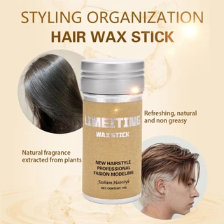 Hair Wax จัดแต่งทรงพิเศษ Avocado Hair Wax Stick ผม Breaking และ Finishing ครีม Matte จัดแต่งทรงผมยาวนานชุดผม