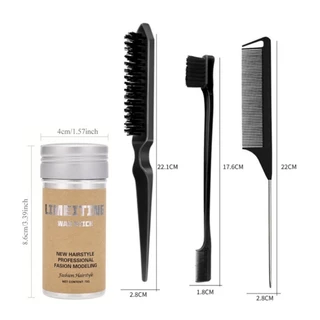 Hair Wax จัดแต่งทรงพิเศษ Avocado Hair Wax Stick ผม Breaking และ Finishing ครีม Matte จัดแต่งทรงผมยาวนานชุดผม