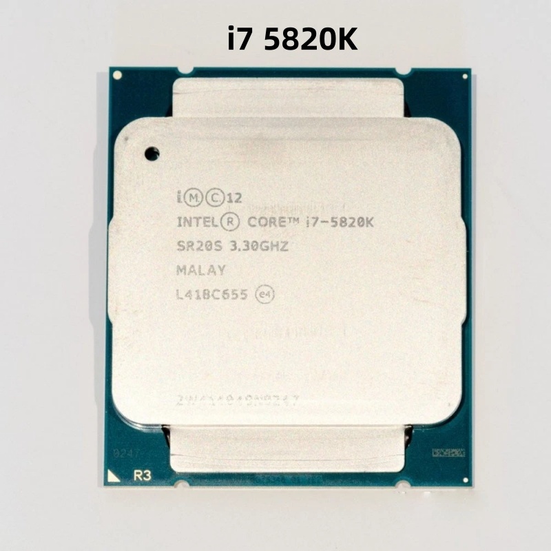 Core i7 5820K X79 โปรเซสเซอร์เดสก์ท็อปสูงสุด 3.60 GHz 3.30 GHz 15M แคช DDR4 LGA2011 ซ็อกเก็ต 22 nm I