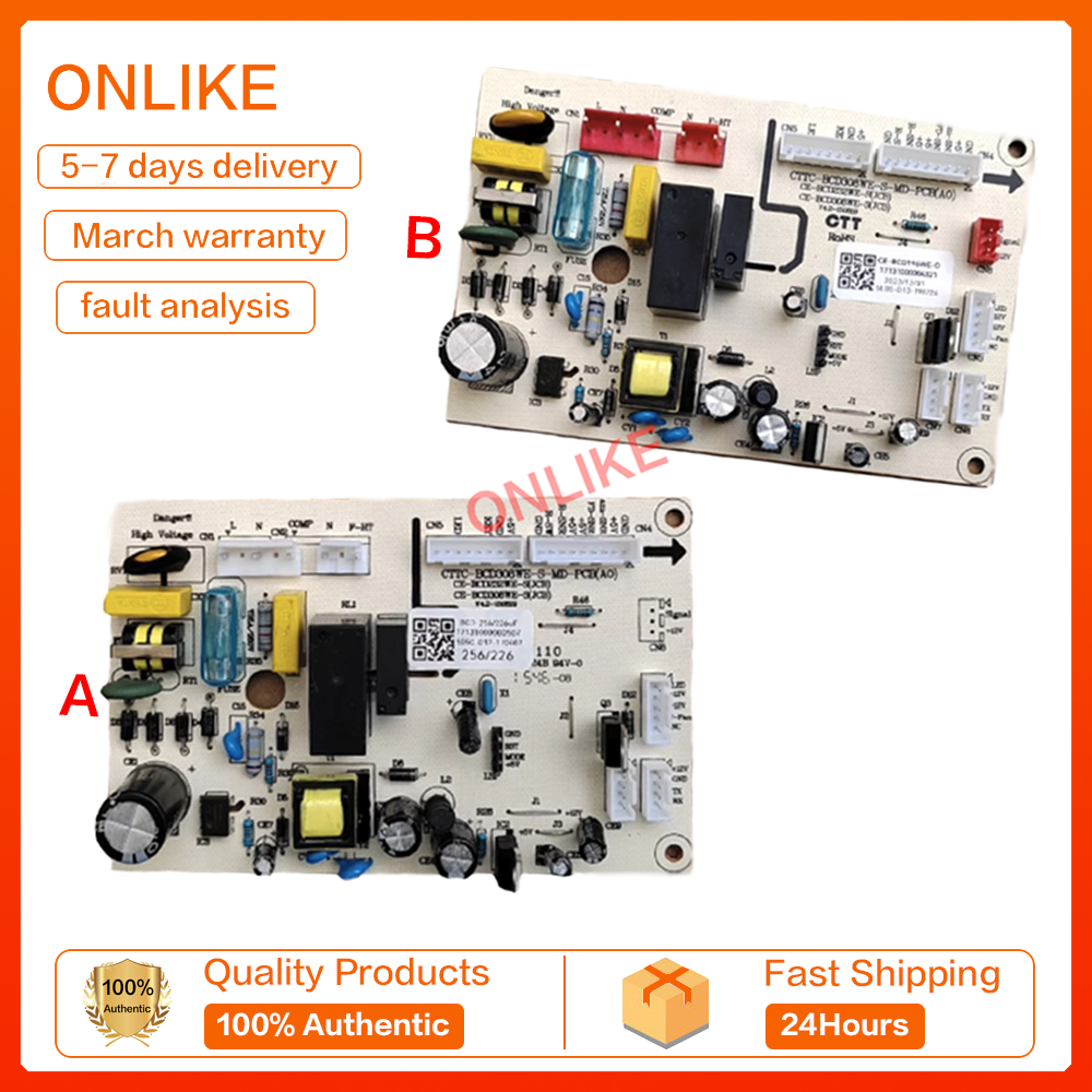 MD-333V 100% MD-262V MIDEA REFRIGERATOR POWER FRIDGE PCB BOARD MD262V MD333V Mlb4 100%