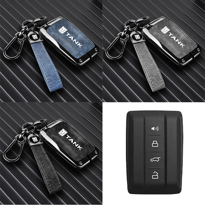 เคสกุญแจรีโมตรถยนต์ สําหรับ Great Wall GWM WEY TANK 300 500 Tank300 Tank500 2021 ของแต่งรถยนต์ พวงกุ