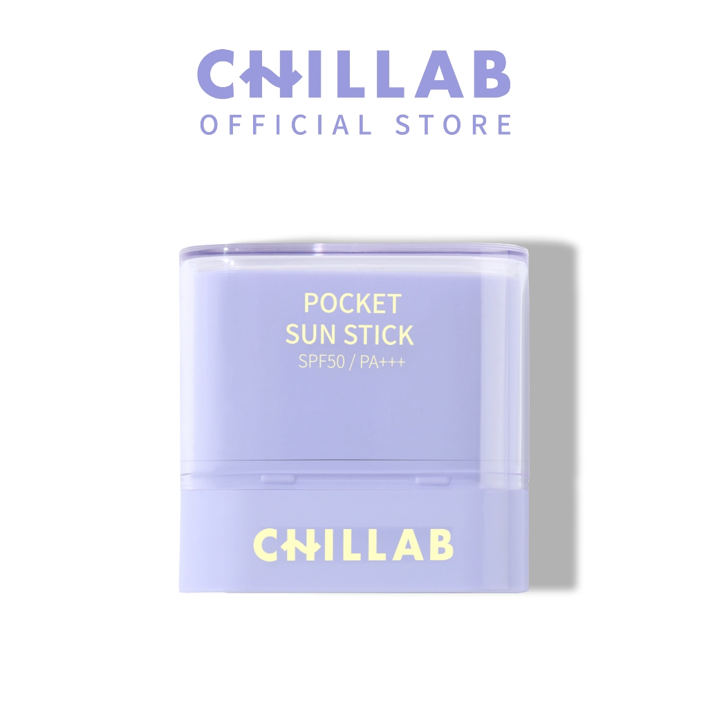 Chillab Pocket Sun Stick SPF50+ PA++++ สติ๊กกันแดด  ไม่มัน ผิวแมตต์ คุมมันได้ดี