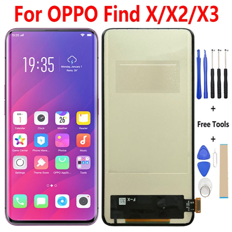 จอแสดงผล TFT สําหรับ OPPO ค้นหา X / X2 LCD ค้นหา X2 Pro จอแสดงผล Touch Screen Digitizer Assembly สําหรับ OPPO ค้นหา X3 / X3 Pro LCD
