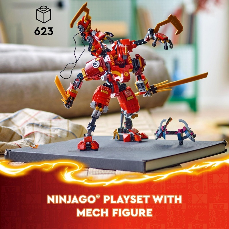 Creative Ninja Mecha 71812 รุ่น Building Blocks Series Ninja Climber Mecha สําหรับของเล่นเด็กวันหยุด