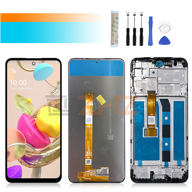 ทดสอบ 100% สําหรับ LG K42 K52 K62 จอแสดงผล LCD Touch Screen Digitizer Assembly สําหรับ LG K420 K525 