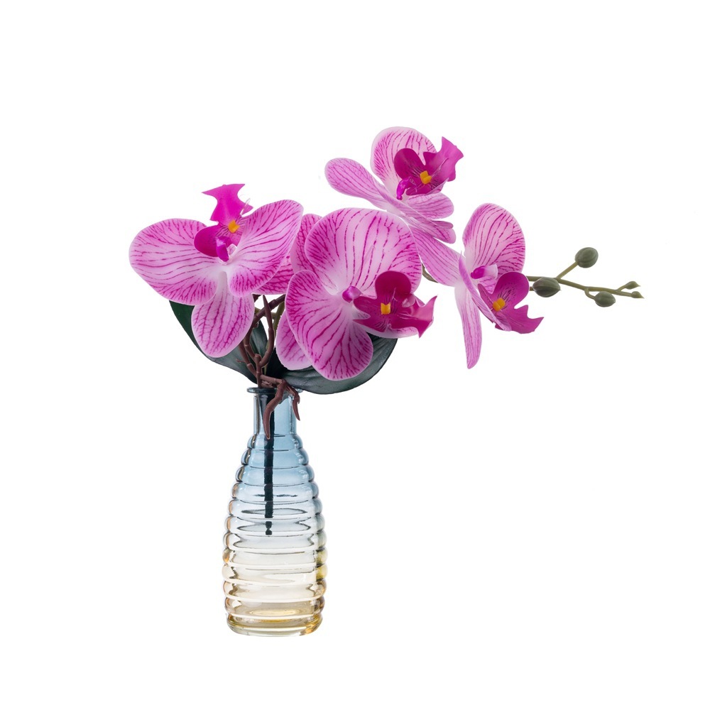 ไบโอนิค ฟาแลนนอปซิส ดอกไม้ปลอมดอกไม้ประดิษฐ์ตกแต่งแสงหรูหรา การจัดดอกไม้ แจกันตกแต่งบ้านห้องนั่งเล่นเครื่องประดับช่อดอกไม้ - รูปที่ 4