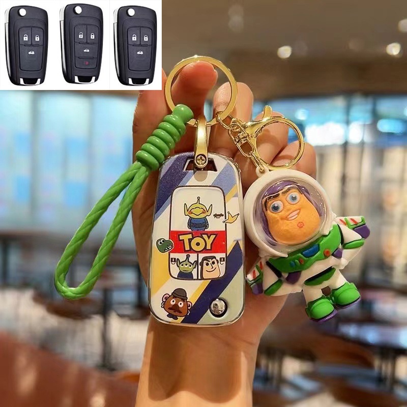 ใหม่พรีเมี่ยมรถ Remote Key สําหรับ Chevrolet Cruze/Sonic/Trailblazer/Colorado/Captiva Key ฝาครอบอุปกรณ์เสริม，Buzz Lightyear