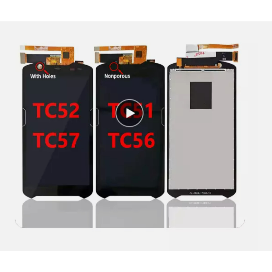 จอแสดงผล LCD Touch Screen Digitizer Assembly สําหรับ Zebra TC21 TC22 TC26 TC27 TC51 TC52 TC53 TC56 T