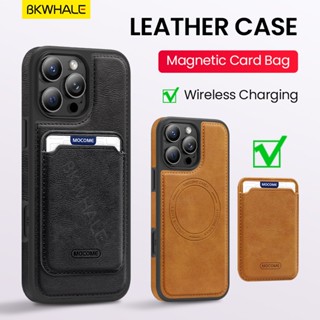 BKWHALE Magnetic Card Holderเคสโทรศัพท์สําหรับiPhone 16 Pro …