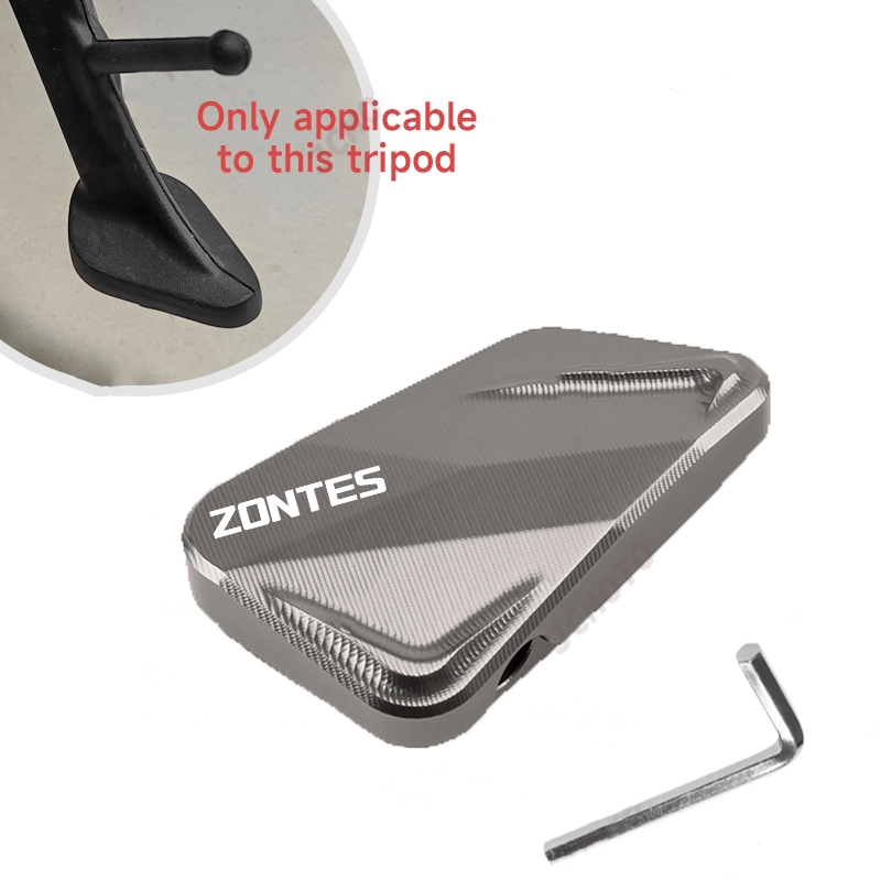 สําหรับ ZONTES 368G V1 V2 (รุ่นที่นั่งสูง) รองรับด้านข้างขยายที่นั่งขาตั้งด้านข้างขยายอุปกรณ์เสริมด้านข้างรองรับที่จอดรถฐานคงที่ดัดแปลงอุปกรณ์เสริม ราคา ถูกที่สุด ดีลบีเคเค แกลเลอรีภาพที่ 4
