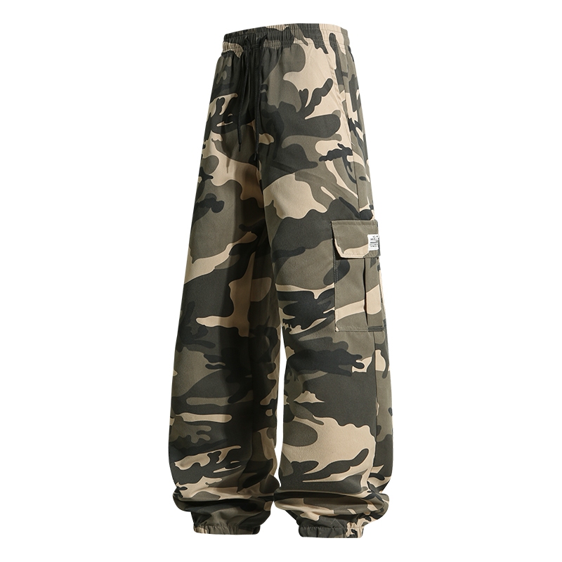 2025 ผู้ชาย Camo Cargo กางเกงฤดูใบไม้ผลิฤดูใบไม้ร่วงทหารยุทธวิธี Jogger กลางแจ้ง Casual Streetwear อ