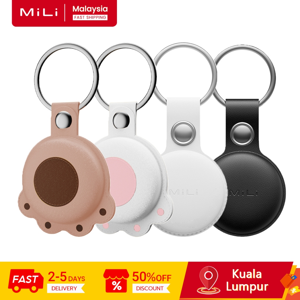 Mitag Anti-Lost Device Mini Edition Protection Case ใช้กับ Mitag Pet Tracker ปกหนังแขวนบนปลอกคอสัตว์เลี้ยง