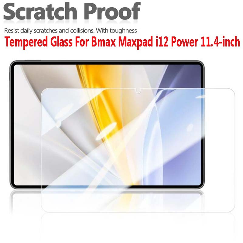 9H กระจกนิรภัยสําหรับ Bmax Maxpad i12 Power 11.4 นิ้ว 2025 ป้องกันหน้าจอสําหรับ Bmax i12 Power 11.4 แท็บเล็ต antir ฟิล์ม