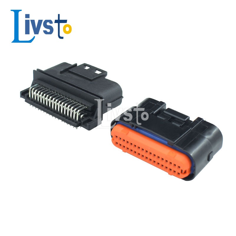 1 ชุด YAMAHA รถจักรยานยนต์ ECU เครื่องยนต์ระบบปลั๊ก JAE Connector 34 ขา MX23A34NF1 MX23A34SF1 MX23A34XF1 หญิงยานยนต์