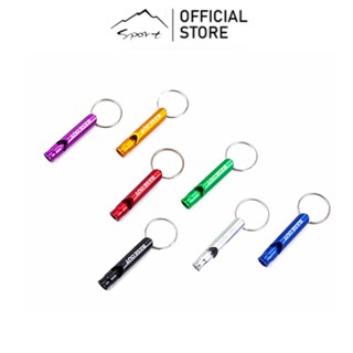 SPORT  นกหวีดฉุกเฉินแบบพกพาสำหรับกลางแจ้งที่ทำด้วยอะลูมิเนีย…