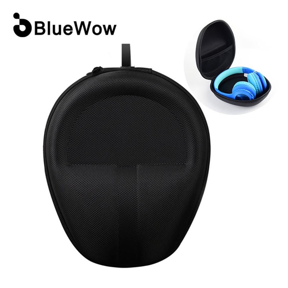 BlueWow S12 หูฟังกระเป๋าถือ Hard ป้องกันเปลี่ยนกระเป๋าเดินทางกล่องชุดหูฟังแบบพับได้หูฟัง