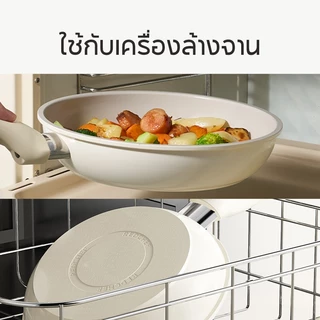 Redchef กระทะสำหรับผัดขนาด'20'ซม เครื่องใช้ในครัวเรือน กระทะ ต้ม ทอด แบบไม่ติดกระทะ เหมาะกับเตาทุกประเภท