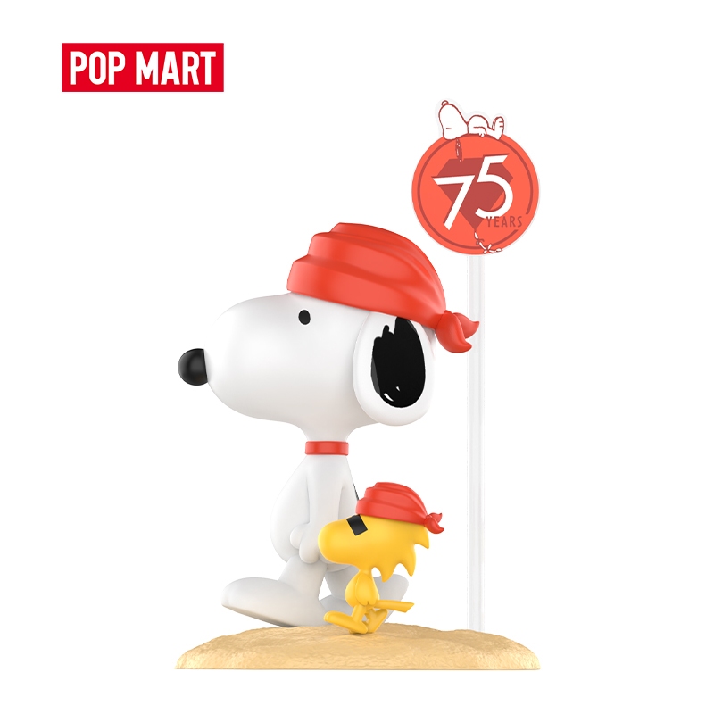 POP MART Peanuts 75th Anniversary | Snoopy Comic Life Series Figures Blind Box Action Toys Figure Bi