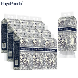 【1/2/5/10Packs】RoyoPanda Tissue Hanging Tissue 140*170 mm Soft Deluxe Comfortable Tissue Facial Tissue 4-Ply