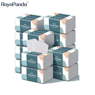 【30 Packs】RoyoPanda Soft and Thickened Facial Tissues 115*175 mm 5 Layers 300 Sheets Tissue Paper