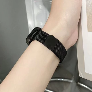 สําหรับ Xiaomi Mi band 9 8 Active สายโลหะสําหรับ Redmi band 3 2 กรอบโลหะฝาครอบสาย Milanese + กรอบ