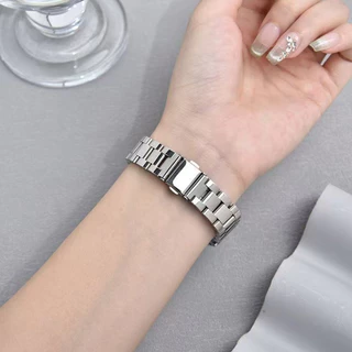 สําหรับ เสี่ยวหมี่ ไมล์ วงดนตรี Xiaomi Smart Band 9 8 สายโลหะที่ใช้งานสําหรับ เรดมี่ วงดนตรี Redmi Band 3 2 กรอบโลหะฝาครอบสายสแตนเลส + กรอบ