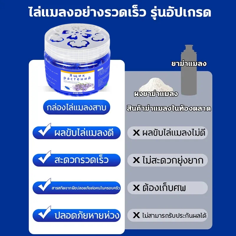 ไม่มีแมลงสาบ 10ปี ไล่แมลงสาบ ฆ่าแมลงสาบ กำจัดแมลงสาบ สารสกัดจากพืช เจลหอมกำจัดแมลงสาป - รูปที่ 3
