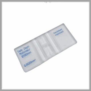 กล้องที่ชัดเจนมืด Neubauer ปรับปรุง Bright e Hemocytometer Chamber สําหรับนับเซลล์เลือด