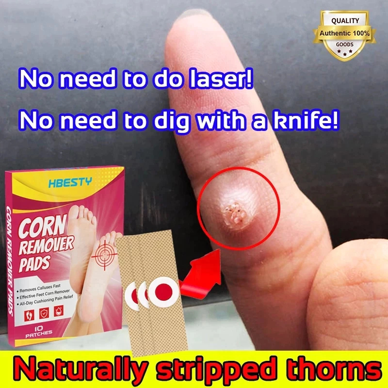 ✨Fast ที่มีประสิทธิภาพFoot Corn Remover Ketuat Remover Corn Patch Ubat Ketuat Skin Tag Remover Patch Corn Caps Medicated Plasters Foot Care鸡眼贴