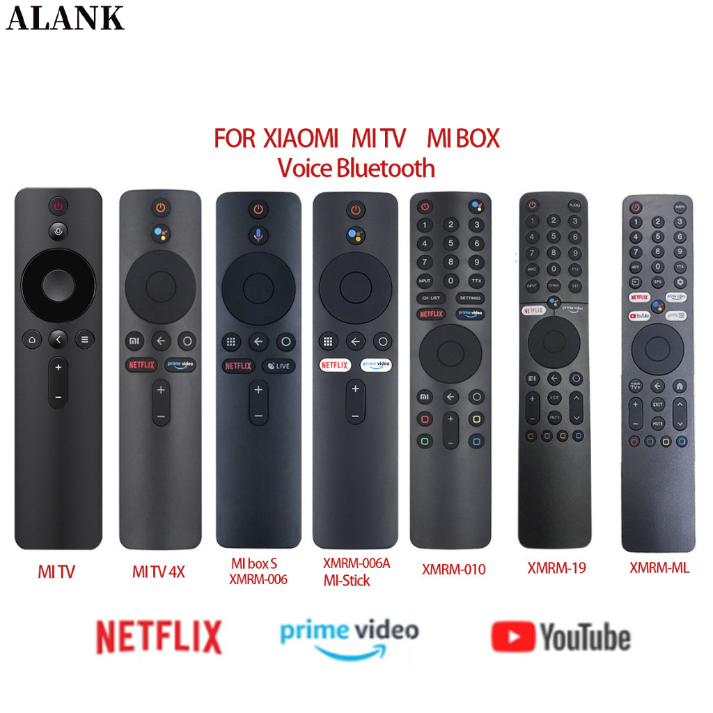 ALANK 蓝牙语 รีโมทคอนโทรลเหมาะสําหรับมินิข้าวฟ่าง / MI TV BOX สําหรับ XMRM-ML XMRM-19 XMRM-010 XMRM-006
