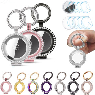 เคส ใช้ได้กับ AirTag (2021), ฝาครอบพวงกุญแจ AirTag Diamond R…