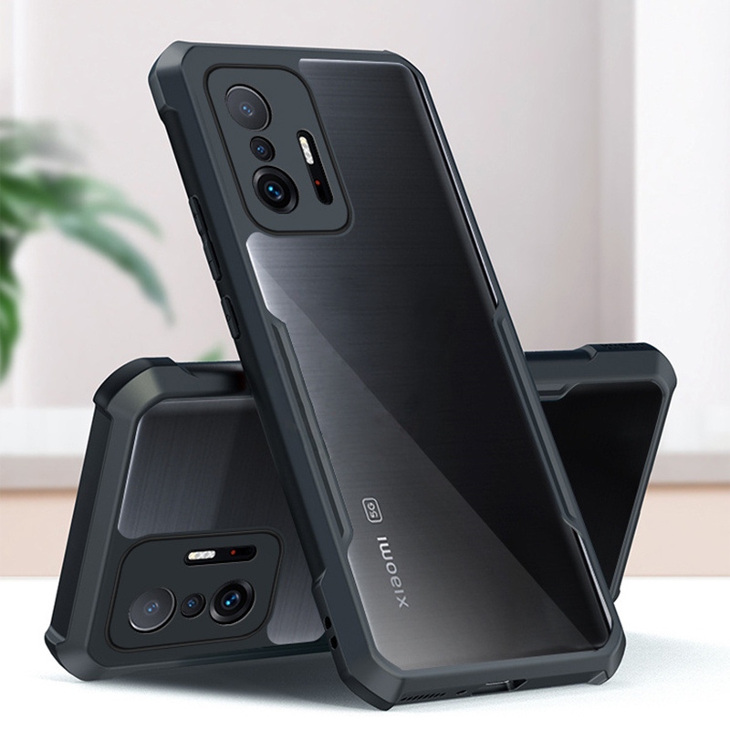 ปลอกใสสําหรับ Xiaomi Mi 11T 10T Pro 10T Lite กรณีป้องกันโปร่งใสเคสโทรศัพท์