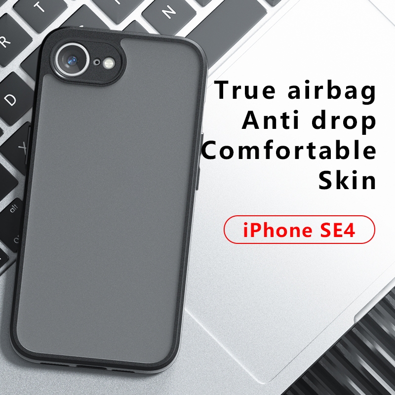 ปลอกสําหรับ Apple iPhone 16e SE 2025 SE4 5G A3212 A3409 A3410 A3408 iPhone17,5 เคสโทรศัพท์อะคริลิคใส