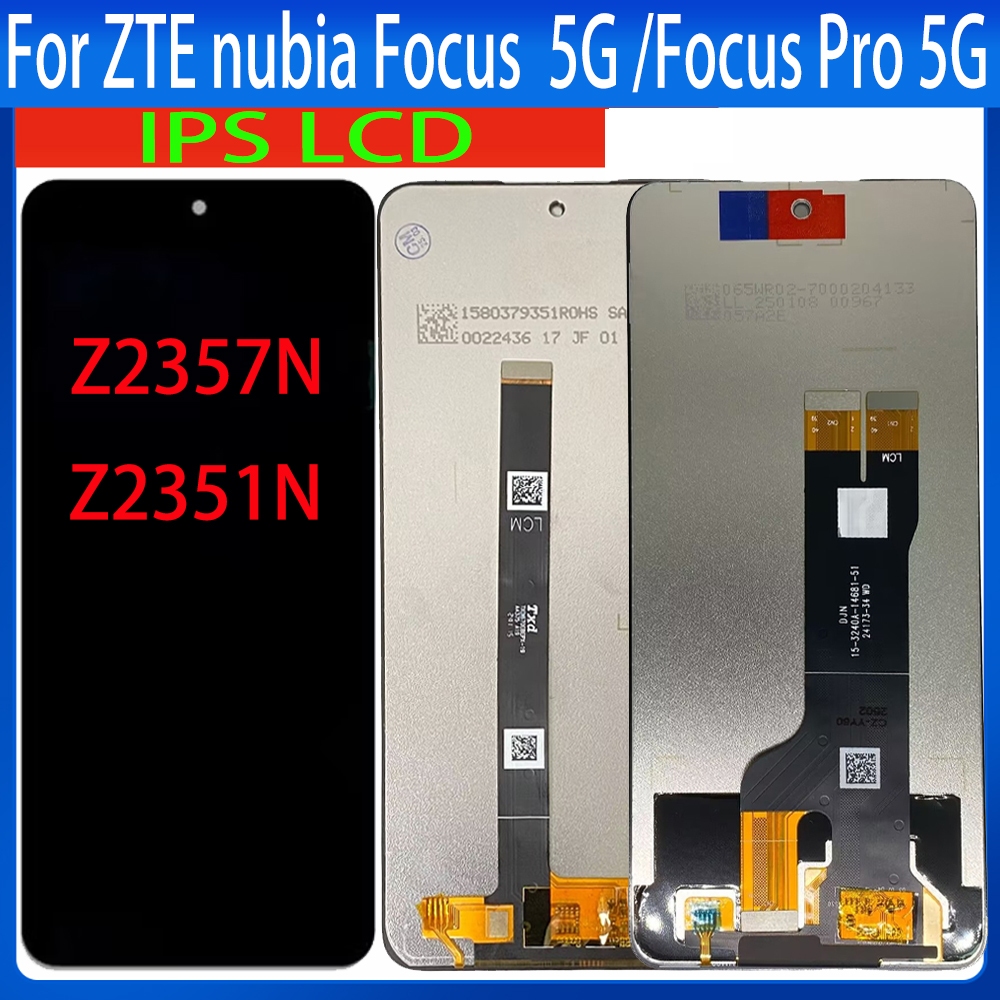6.72 "คุณภาพสูงสําหรับ ZTE nubia Focus Pro 5G LCD Z2351N จอแสดงผล Touch Screen Digitizer Assembly สํ